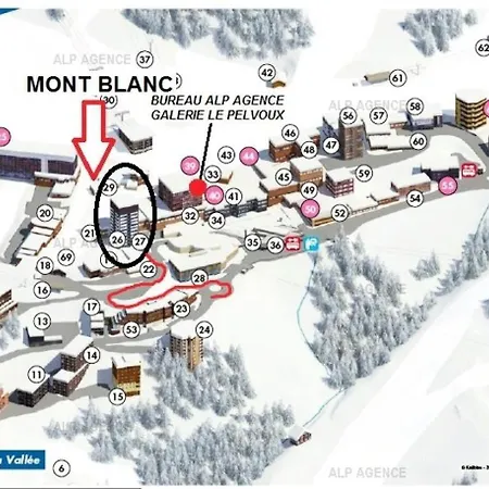 Résidence Le Mont Blanc - Pièces 134 * La Plagne