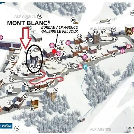 Le Mont Blanc - 4 Pieces 8 Pers - Le Mont-blanc 134mb - Plagne Centre Mae-9134 Διαμέρισμα