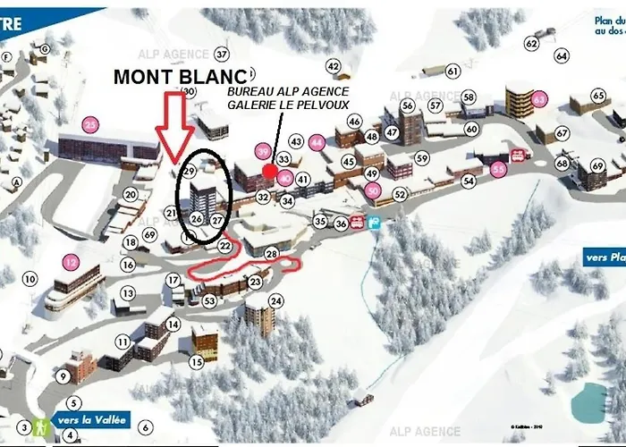 Le Mont Blanc - 4 Pieces 8/10 Pers - Le Mont-blanc 134mb - Plagne Centre Mae-9134 * La Plagne